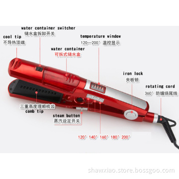 ionic steam hair straightener